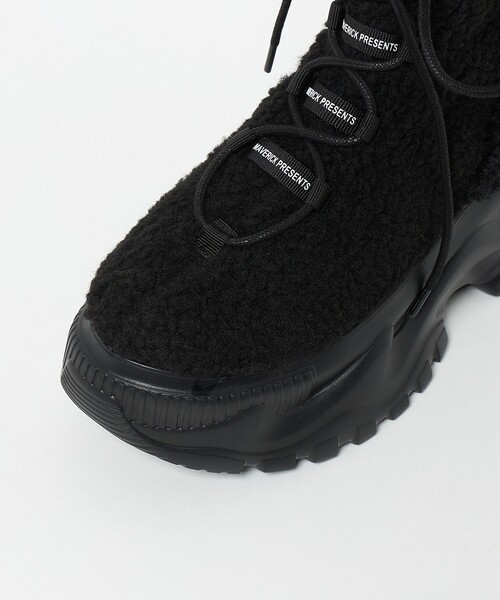 MAISON MAVERICK PRESENTS(メゾンマベリックプレゼンツ)の「<MAISON MAVERICK PRESENTS> F/FurryPoodle SBT(ブーツ・レディース・ブラック/ブラウン系・23cm/25cm/24cm)」の14枚目の写真