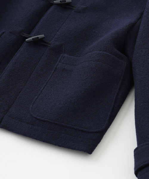 EDIFICE（エディフィス）の「fursac (フルサック) Boiled wool duffle coat（その他アウター・メンズ・ネイビー・LARGE/MEDIUM）」の4枚目の写真