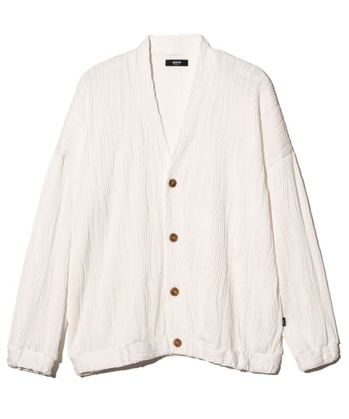 glamb(グラム)の「Willow Crepe Cardigan / ウィロークレープカーディガン(カーディガン/ボレロ・メンズ・ホワイト/ブラック・S/M/L)」の3枚目の写真