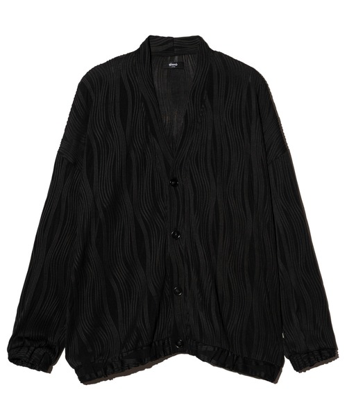 glamb(グラム)の「Willow Crepe Cardigan / ウィロークレープカーディガン(カーディガン/ボレロ・メンズ・ホワイト/ブラック・S/M/L)」の4枚目の写真