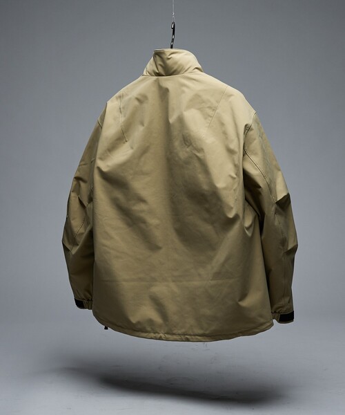 TAION(タイオン)の「TAIONライナー スタンドカラー シェルジャケット / ショートブルゾン(ブルゾン・メンズ・ブラック/ベージュ/カーキ・46/48)」の5枚目の写真