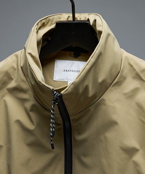 TAION(タイオン)の「TAIONライナー スタンドカラー シェルジャケット / ショートブルゾン(ブルゾン・メンズ・ブラック/ベージュ/カーキ・46/48)」の7枚目の写真