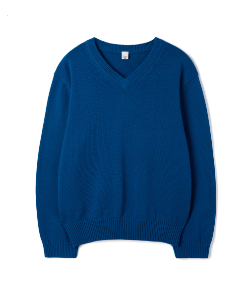 P.IN.O(ピインオ)の「Cotton V-neck semi-over knit - gray beige(ニット/セーター・メンズ・その他・MEDIUM)」の5枚目の写真