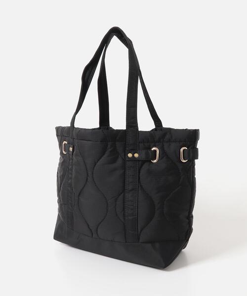 URBAN RESEARCH ROSSO WOMEN(アーバンリサーチ ロッソ)の「TRIFFER ナイロンステッチBAG(トートバッグ・レディース・オリーブ/ブラック・FREE)」の4枚目の写真