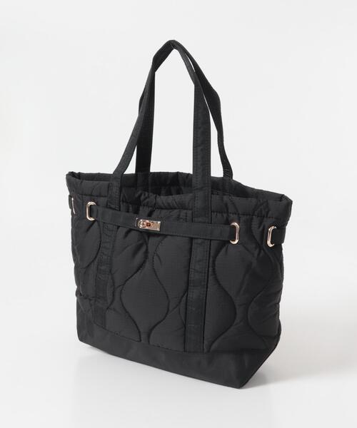 URBAN RESEARCH ROSSO WOMEN(アーバンリサーチ ロッソ)の「TRIFFER ナイロンステッチBAG(トートバッグ・レディース・オリーブ/ブラック・FREE)」の5枚目の写真