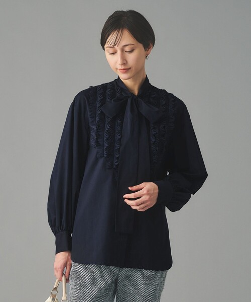 タックフリル ボウ ブラウス（シャツ/ブラウス）｜UNITED ARROWS