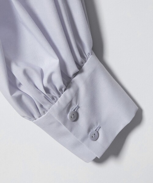 UNITED ARROWS(ユナイテッドアローズ)の「タックフリル ボウ ブラウス(シャツ/ブラウス・レディース・ライトブルー/ネイビー/ホワイト・FREE)」の18枚目の写真