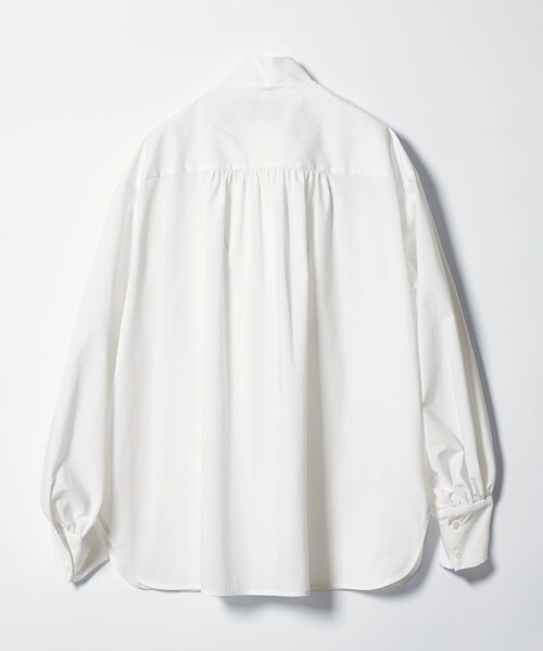 UNITED ARROWS(ユナイテッドアローズ)の「タックフリル ボウ ブラウス(シャツ/ブラウス・レディース・ライトブルー/ネイビー/ホワイト・FREE)」の22枚目の写真