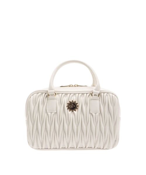 EVRIS(エヴリス)の「ワイドスクエアハンドBAG(ハンドバッグ・レディース・ブラック/その他1/ホワイト・FREE)」の7枚目の写真