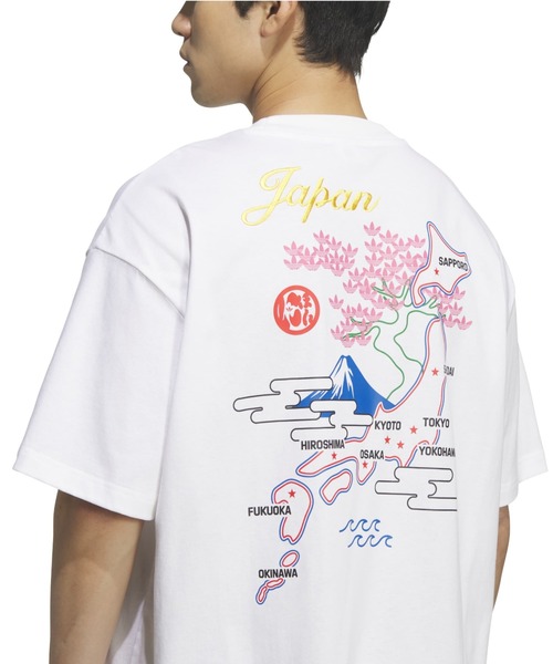 adidas(アディダス)の「adidas JAPAN S/S TEE / アディダス ジャパン ショートスリーブ ティー(Tシャツ/カットソー・メンズ・ホワイト・M/S/XXL/XL/L)」の11枚目の写真