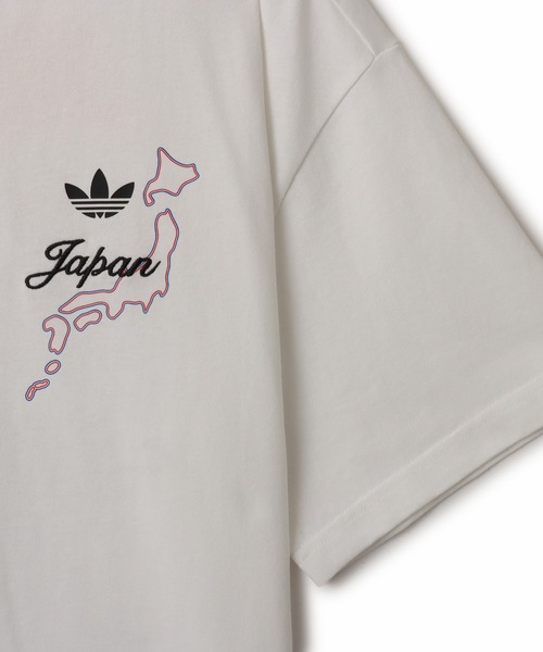 adidas(アディダス)の「adidas JAPAN S/S TEE / アディダス ジャパン ショートスリーブ ティー(Tシャツ/カットソー・メンズ・ホワイト・M/S/XXL/XL/L)」の9枚目の写真