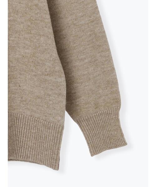 SM2（エスエムツー）の「ロゴ刺繍ニットプルオーバー（ニット/セーター・レディース・グレー/レッド/ベージュ/ネイビー/ミント・F）」の14枚目の写真