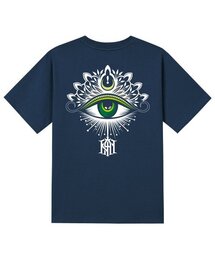 KTN0120 ホルスの目 半袖Tシャツ - ネイビー