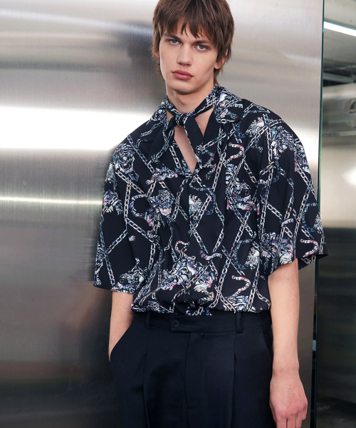UNTAGE(アンテージ)の「ジャカプリントボウリングシャツ(ユニセックス)_UTS-SS10(シャツ/ブラウス・メンズ・その他・MEDIUM/LARGE)」の1枚目の写真