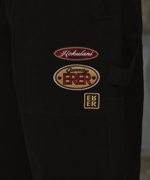 ERER（エルエル）の「メンズ パッチワーク カーペンターパンツ ブラック（その他パンツ・レディース・ブラック・3/4/5）」の7枚目の写真