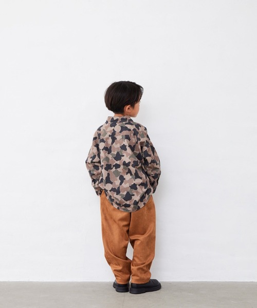 Fluffy BROTHERS（フラッフィーブラザーズ）の「長袖シャツ（シャツ/ブラウス・キッズ・ブラウン系カモフラージュ/ブルーグレー・110/120/130/140/150/90/100）」の10枚目の写真