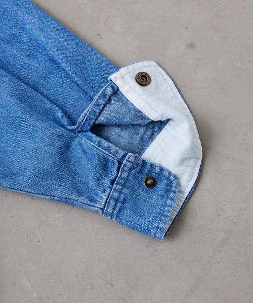 Fluffy BROTHERS（フラッフィーブラザーズ）の「長袖シャツ（シャツ/ブラウス・キッズ・ブラウン系カモフラージュ/ブルーグレー・110/120/130/140/150/90/100）」の19枚目の写真