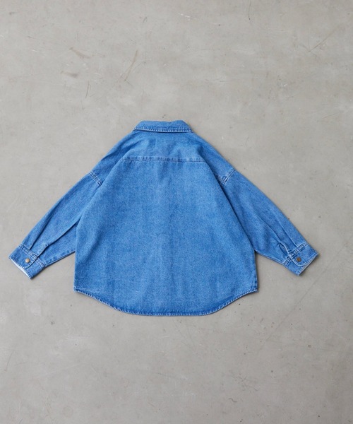 Fluffy BROTHERS（フラッフィーブラザーズ）の「長袖シャツ（シャツ/ブラウス・キッズ・ブラウン系カモフラージュ/ブルーグレー・110/120/130/140/150/90/100）」の14枚目の写真