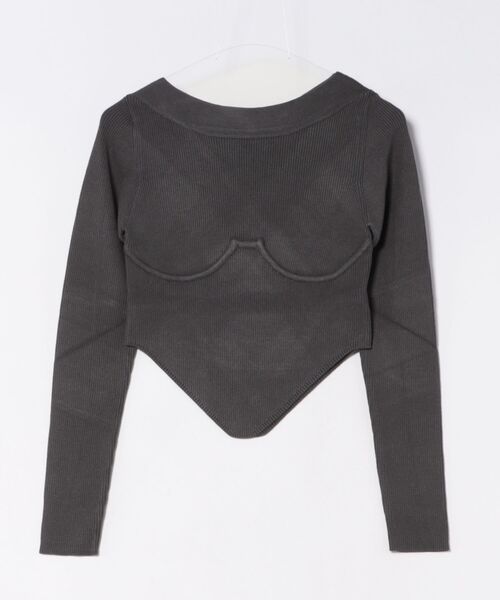 ドノバン（DONOBAN）/【null．】ビスチェリブニットトップス セール】【null.】ビスチェリブニットトップス（ニット/セーター