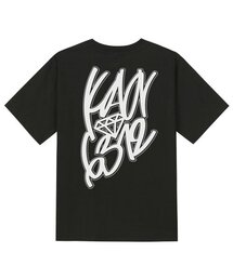 KTB0088 グラフィティ 半袖Tシャツ - ブラック