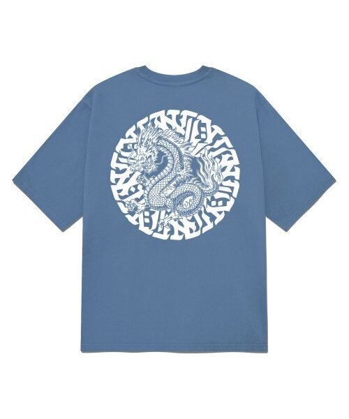 KAN6312(カン6312)の「KGTN0203 ヨンムン 20番手 半袖Tシャツ ブルー(Tシャツ/カットソー・メンズ・その他・LARGE/MEDIUM/SMALL/X-LARGE)」の1枚目の写真