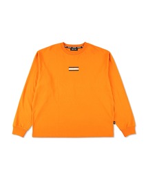 Tシャツ/カットソー（オレンジ/橙色系・ブランドロゴ）ファッション