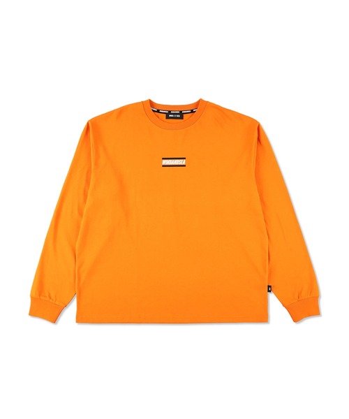 WIND AND SEA(ウィンダンシー)の「Front Logo L/S Tee(Tシャツ/カットソー・メンズ・ブラック/オレンジ/パープル/ホワイト・S/M/XL/L)」の4枚目の写真