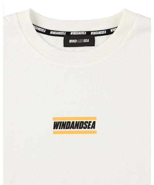 WIND AND SEA(ウィンダンシー)の「Front Logo L/S Tee(Tシャツ/カットソー・メンズ・ブラック/オレンジ/パープル/ホワイト・S/M/XL/L)」の6枚目の写真