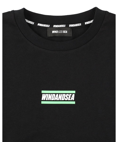 WIND AND SEA(ウィンダンシー)の「Front Logo L/S Tee(Tシャツ/カットソー・メンズ・ブラック/オレンジ/パープル/ホワイト・S/M/XL/L)」の8枚目の写真