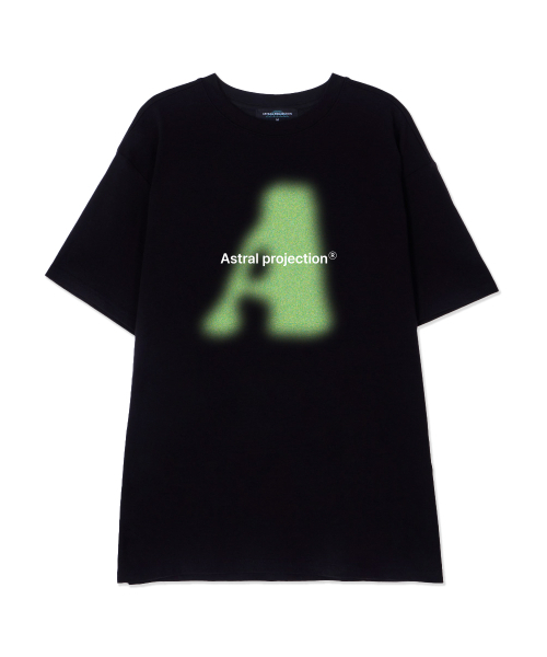 ASTRAL PROJECTION(アストラルプロジェクション)の「ビッグエイスーピマコットンラウンドネック半袖Tシャツ_ブラック(Tシャツ/カットソー・メンズ・その他・LARGE/MEDIUM/X-LARGE)」の1枚目の写真