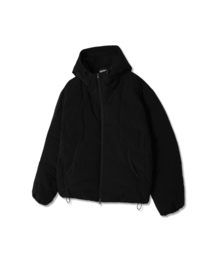 And Again（アンドアゲイン）の「エッセンシャルライトフードパファー（ブラック）（MA-1）」