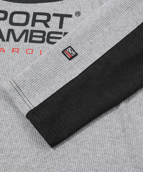 SPORT CHAMBER(スポーツチャンバー)の「SCブロックシンボルTシャツ(チャコール)(Tシャツ/カットソー・レディース・その他・2/3)」の5枚目の写真