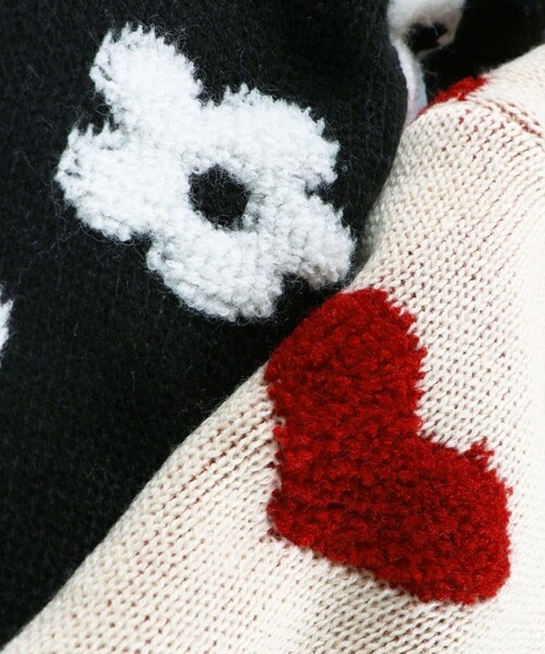 BRANSHES（ブランシェス）の「【マシンウォッシャブル】総柄ジャガードニット（ニット/セーター・キッズ・アイボリー/ブラック・S/M/L/XL）」の11枚目の写真