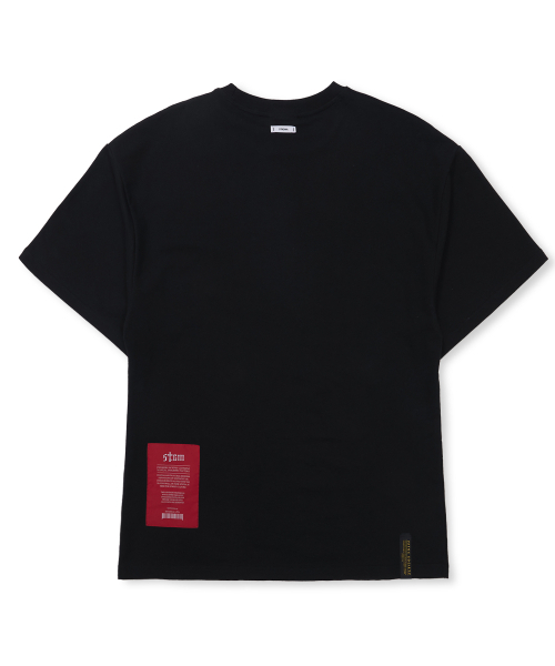STIGMA(スティグマ)の「ブルーSTGM セミオーバーサイズ Tシャツ ブラック(Tシャツ/カットソー・メンズ・その他・MEDIUM/LARGE/X-LARGE)」の2枚目の写真