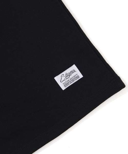 STIGMA(スティグマ)の「ブルーSTGM セミオーバーサイズ Tシャツ ブラック(Tシャツ/カットソー・メンズ・その他・MEDIUM/LARGE/X-LARGE)」の5枚目の写真