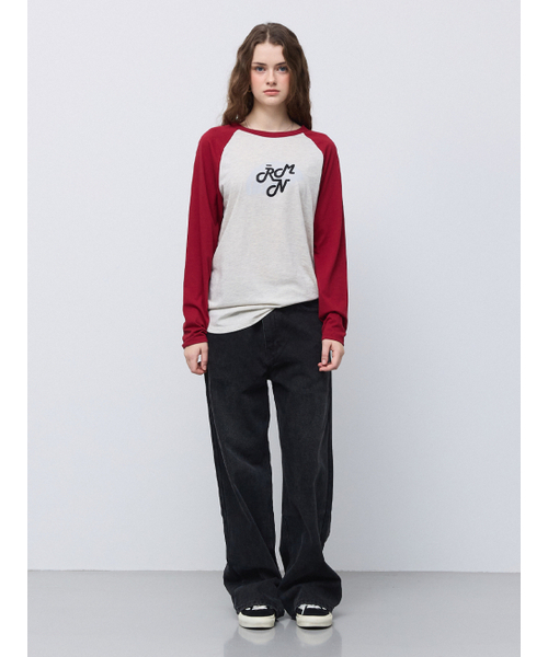 RMRN(アルエームアルエヌ)の「TWO BUTTON WIDE DENIM(デニムパンツ・レディース・ブラック・FREE)」の3枚目の写真