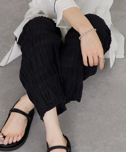 BEARDSLEY(ビアズリー)の「コットンシャーリングインナーパンツ(その他パンツ・レディース・ブラック・FREE)」の1枚目の写真