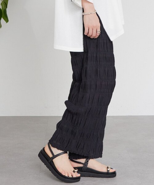 BEARDSLEY(ビアズリー)の「コットンシャーリングインナーパンツ(その他パンツ・レディース・ブラック・FREE)」の3枚目の写真