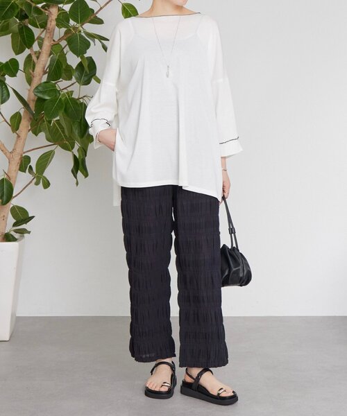 BEARDSLEY(ビアズリー)の「コットンシャーリングインナーパンツ(その他パンツ・レディース・ブラック・FREE)」の5枚目の写真