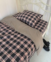 pyornim（ピョルニム）の「【26年春夏新作】チェック柄 ベットカバー3点セット（寝具）」