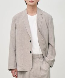 PRAIRIE（プレリー）の「[夏] ライクリネンオーバーサイズブレザー (ベージュ)（テーラードジャケット）」