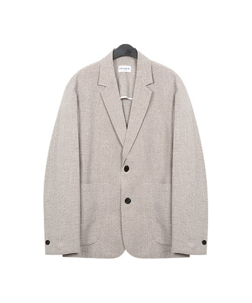 PRAIRIE(KR)（プレーリー）の「[夏] ライクリネンオーバーサイズブレザー (ベージュ)（テーラードジャケット・メンズ・その他・SMALL/MEDIUM/LARGE）」の7枚目の写真