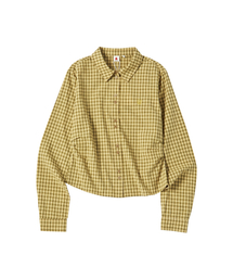 COMONINOZ（コモニノズ）の「W DOUBLE BUTTON SHIRT [OLIVE GREEN]（シャツ/ブラウス）」
