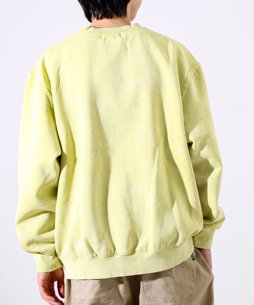 GLOSTER(グロスター)の「【雪の色ムラ】カラフルスノーパウダー裏起毛スウェット(スウェット・メンズ・ブラック/イエロー/レッド/グリーン・L/M/S)」の19枚目の写真