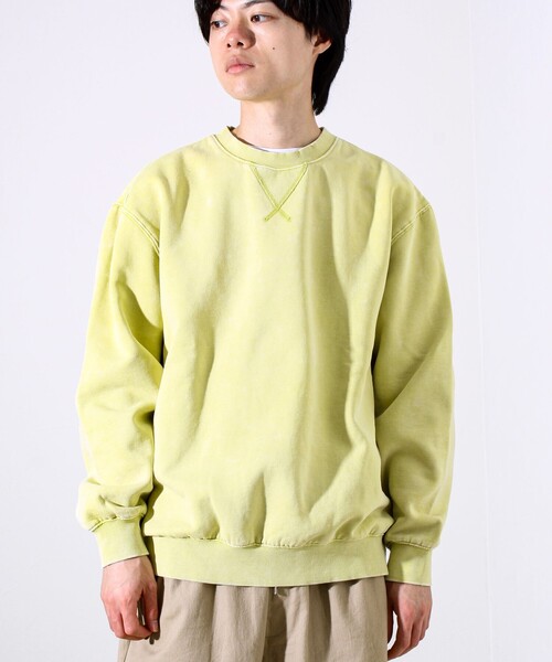 GLOSTER(グロスター)の「【雪の色ムラ】カラフルスノーパウダー裏起毛スウェット(スウェット・メンズ・ブラック/イエロー/レッド/グリーン・L/M/S)」の17枚目の写真