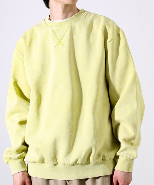 GLOSTER(グロスター)の「【雪の色ムラ】カラフルスノーパウダー裏起毛スウェット(スウェット・メンズ・ブラック/イエロー/レッド/グリーン・L/M/S)」の16枚目の写真