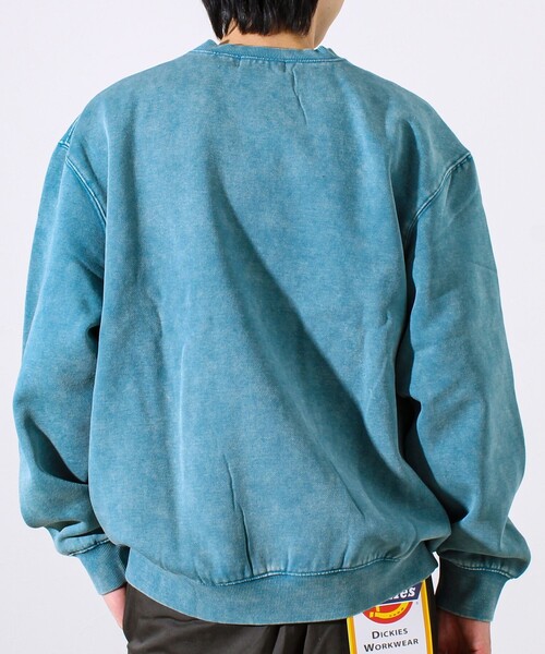 GLOSTER(グロスター)の「【雪の色ムラ】カラフルスノーパウダー裏起毛スウェット(スウェット・メンズ・ブラック/イエロー/レッド/グリーン・L/M/S)」の13枚目の写真