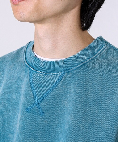 GLOSTER(グロスター)の「【雪の色ムラ】カラフルスノーパウダー裏起毛スウェット(スウェット・メンズ・ブラック/イエロー/レッド/グリーン・L/M/S)」の10枚目の写真