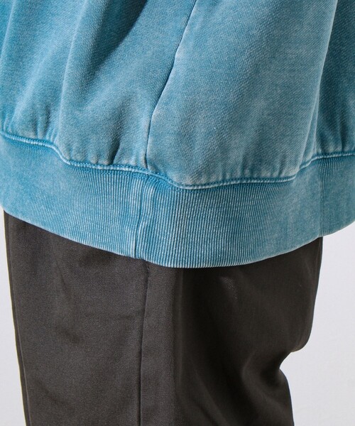 GLOSTER(グロスター)の「【雪の色ムラ】カラフルスノーパウダー裏起毛スウェット(スウェット・メンズ・ブラック/イエロー/レッド/グリーン・L/M/S)」の8枚目の写真