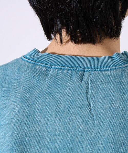 GLOSTER(グロスター)の「【雪の色ムラ】カラフルスノーパウダー裏起毛スウェット(スウェット・メンズ・ブラック/イエロー/レッド/グリーン・L/M/S)」の7枚目の写真